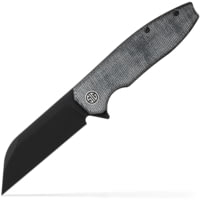Sig Sauer Knives KA8BB Karak 3.25" Folding Wharncliffe Plain Black PVD Nitro-V