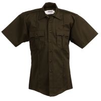 Elbeco Mens, Brown, tek3 Short Sleeve Shirt, Document Pocket