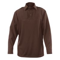 Elbeco Mens Brown, Uv1 Undervest Long Sleeve Shirt