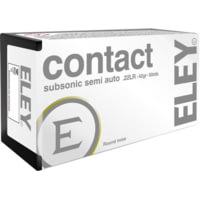 Eley Ammunition Eley Ammo Contact Subsonic .22lr 42gr. Round Nose 50-pack