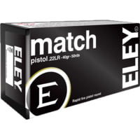 Eley Ammunition Eley Ammo Match Pistol .22lr 40gr. Round Nose 50-pack