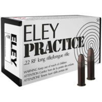 Eley Ammunition Practice .22lr 40gr. Round Nose Bullet- 50 Rounds