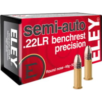 Eley Ammunition Eley Ammo Precision .22lr 40gr Semi-auto Benchrest
