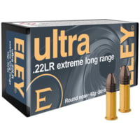 Eley Ammunition Ultra Extreme Long Range 22lr 40gr Rimfire Ammunition