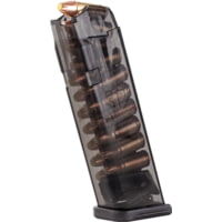 Elite Tactical Systems Carbon Smoke Series Glock 17/18/19/26/34/45 9mm Luger 17 Round Pistol Magazine
