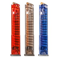 Elite Tactical Systems Freedom Pack Glock 17, 18, 19, 19X, 26, 34, 45 9mm 32 Rounds Pistol Magazine, Pack of 3