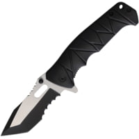 ElitEdge Black Serrated 3.5in A/O Folding Knife