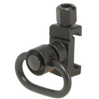 Command Arms Quick Release Side Pivoting Sling Mount and Push Button Swivel Black SPSPBSS