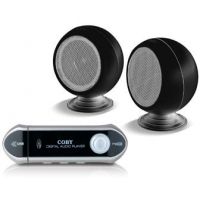 Coby 128MB MP3/WMA Digital Music Player &amp; USB Flash Drive (w/ External Stereo Speakers) MP-C82714