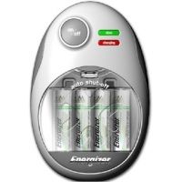 Energizer Easy Charger for AA / AAA NiMh Rechargeable Batteries w/ 4 AA Batteries CHFMWB-4