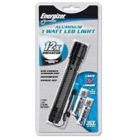 Energizer 1 Watt LED Metal Tactical Flashlight with Lithium AA Batteries MLT1W2AAL