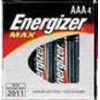 Energizer MAX Alkaline Batteries AAA Batteries 4-Pack, 1.5v