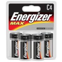 Energizer Max Alkaline C Batteries 1.5 Volt