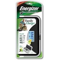 Energizer Family Charger w/ LCD Screen for AA / AAA / C / D / 9V Rechargeable NiMh Batteries