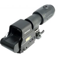 EOTech MPO III EXPS2-2 Holosight with G23 3X Magnifier - Circle 2-Dot Reticle, non-NV compatible