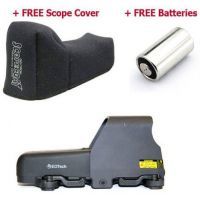 EOTech 555 Holographic Weapon Sight HWS w/ Dual ARMS Levers and Base 555.65/1 with FREE ScopeCoat Protective Covers and AA batteries