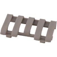ERGO 5-Slot Low Pro Wire Loom Rail Covers