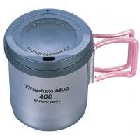 Evernew Titanium Mug 400FH w/Lid