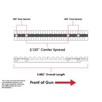Evolution Gun Works Mossberg 500, 590, 835, 930, 935 Late Shotgun Picatinny Rail Mount Second - Bargain Bin, Aluminum, Matte Black