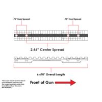 Evolution Gun Works Picatinny Scope Mount, Remington Model 710/Remington Model 770, Long/Short Action Rifle Rail Mount