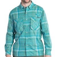 ExOfficio Air Strip Macro Plaid Long Sleeve Shirt - Mens