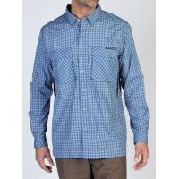ExOfficio Air Strip Micro Plaid Long Sleeve Shirt - Mens