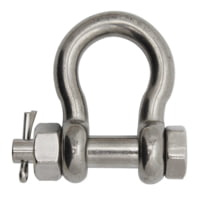 Extreme Max Boattector Stainless Steel Bolt Type Anchor Shackle
