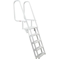 Extreme Max Delu x e Flip Up Dock Ladder With Welded Step Assembly 5 Step