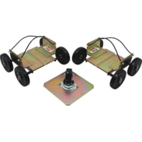 Extreme Max 5800.0203 Power Wheels Drivable Snowmobile Dollies Wide