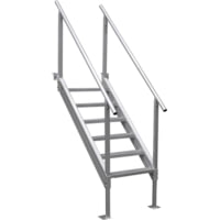 Extreme Max 3005.3846 Universal Mount Aluminum Dock Stair 6 Step