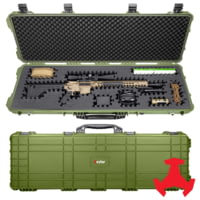 Eylar 48in Hard Rifle Case Equipped w/Ragar XP Crosslinked Foam Insert