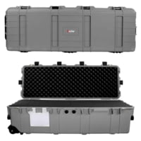 Eylar Extra Large 44in Waterproof Deep Heavy Transport Stacker Roller Rifle Hard Case w/Foam