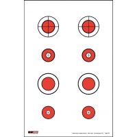 EZ2C Targets Style 19 Targets, 11x17in