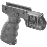 FAB Defense Tactical Ergonomic Foregrip w/1" Flashlight Adapter, Rear Switch