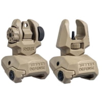 FAB Defense Top Mounted Deployable Front and Rear Set of Flip-up Sights