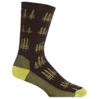 Farm To Feet Cokeville Medium Weight Crew Sock - Men's-Brown/Woodbine-Large