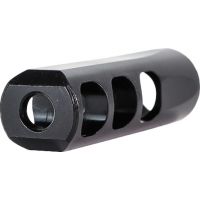 Faxon Firearms .620in Streamline 3 Port Muzzle Brake, Steel, QPQ Nitride