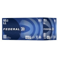 Federal Premium Champion Training - Rimfire 22 Long Rifle 40 Grain Lead Round Nose Brass Rimfire Ammunition