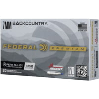 Federal 7mm Backcountry 170 Grain Terminal Ascent Peak Alloy Rifle Ammunition