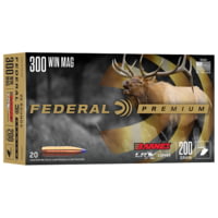 Federal Barnes LRX .300 Win Mag 200 Grain Barnes LRX Brass Rifle Ammunition