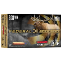 Federal Barnes LRX .308 Win 175 Grain Barnes LRX Brass Rifle Ammunition