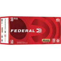 Federal Champion 38 Special 130 Grain Full Metal Jacket Brass Pistol Ammunition