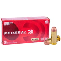 Federal Champion Training 10mm Auto 180 Grain Full Metal Jacket Brass Cased Pistol Ammunition