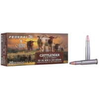 Federal Henry Cattleman Edition .30-30 Winchester 150 Grain Bonded Soft Point Nickel Plated Brass Cased Rifle Ammunition