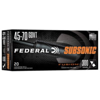 Federal Fusion 45-70 Government 300 Grain Soft Point Brass Rifle Ammunition