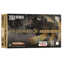 Federal Premium TSX 7x64 Brenneke 150 Grain HP Brass Rifle Ammunition
