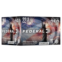 Federal USA 250TH 22LR 36 Grain Copper Plated Hollow Point Rimfire Ammunition