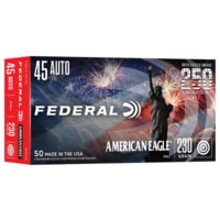 Federal 250th Anniversary USA .45 ACP 230 Grain Full Metal Jacket Pistol Ammunition