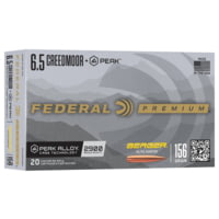 Federal Elite Hunter 6.5 Creedmoor 156 grain Federal Premium Berger Peak Alloy Cased Rifle Ammunition