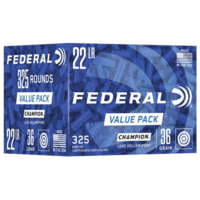 Federal Champion .22 Long Rifle 36 Grain Lead Hollow Point Rimfire Ammunition